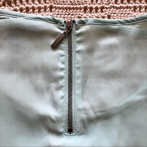 Light turquoise silky Express blouse - Picture 5 of 5
